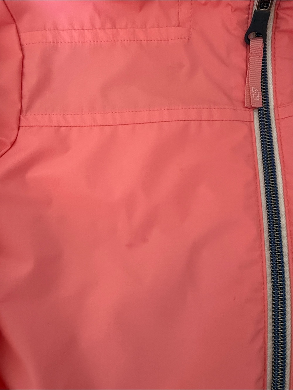 Vineyard Vines Kids Coral Hooded Raincoat - Picture 3 of 5